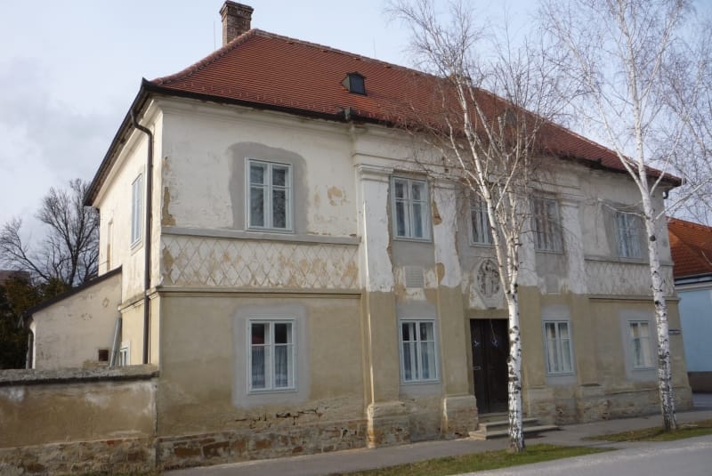 Pfarrhof vor der Restaurierung